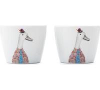 Mikasa tipperleyhill Porcelaine Canard coquetier set de 2, 5 x 4cm