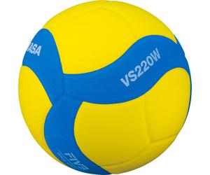 Mikasa VS220W Jr Volley-ball FIVB 5 Jaune/Bleu