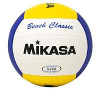 Mikasa VX20 Beach Classic Ball VX20 Ballon de Volleyball Unisexe, Blanc, 5 EU
