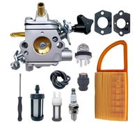 Mikatesi Kit carburateur BR600 pour souffleur à feuilles Stihl BR500 BR550 BR600 BR700 BR 500 550 600 700 remplace Zama C1Q-S183 4282-120-0606 pièces avec 4282 141 03000 Filtre à air. Kit