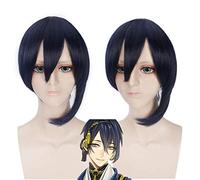 Mikazuki Munechika Cosplay perruque Anime Touken Ranbu jeu de rôle cheveux résistant à la chaleur cheveux synthétiques Halloween fête Costume perruques