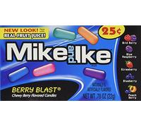 Mike and Ike Berry Blast (1 Box of 24 - .78oz Individual Packs)