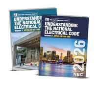Mike Holt's Understanding the NEC, Volume 1 & 2 Textbook Set, Electrical Exam Preparation, 2026 NEC