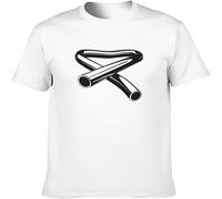 Mike Oldfield Mens Tubular Bells T-Shirt Casual Graphic Comfortable Tees White XXL