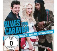 MIKE/SKY,VANJA/ALLISON,BERNARD ZITO - BLUES CARAVAN 2018 (CD+DVD) CD+DVD NEUF