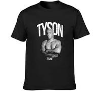Mike Tyson Boxer Boxing Legend Black Unisex Men's Tee Manches Courtes(Small)
