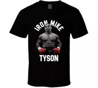 Mike Tyson Iron Mike World Boxing Champion Fight Fan T Shirt Black L