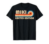 MIKI First Name Funny Retro Vintage Birthday T-Shirt