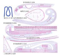 MIKI-Z 9 pcs Couture Pratique Français Courbe Coupe Règle Mesure Couture Couture Dessin Artisanat Outils Ensemble
