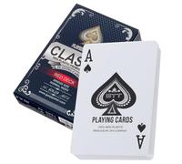 Mikikit 1 boîte Cartes de Poker Plastique Jeu Familial Portable Mat de Jeu pour Soirée et Fête à Coffret de Cartes Multi Usage