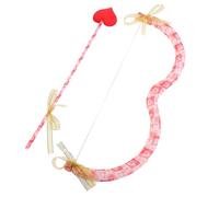 Mikikit 1 Ensemble Accessoires de Costume Cupidon pour Femmes Déguisement pour Saint Valentin Ensemble de Flèches Arc pour Cosplay