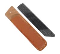 Mikikit 1 ensemble de râpe à pieds en verre nano, dissolvant de callosités pour les pieds et les mains avec pochette en PU, outils de pédicure pour utilisation sur secs et humides, gommage