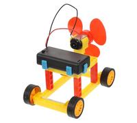 Mikikit 1 Ensemble Kit Éducatif DIY Modèle de Voiture Éolienne à Assembler pour Apprentissage Scientifique et Développement des Compétences Manuelles Couleur Aléatoire Couleur Aléatoire