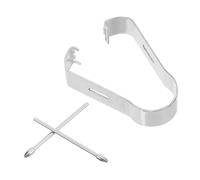 Mikikit 1 Ensemble Stylus Pen Tips Inoxydable Remplacements de Pointe de Tactile Compatible Pointes Argentées Clip Pratique