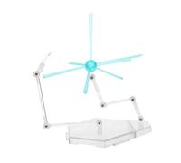 Mikikit 1 Ensemble Support de Figurine Ajustable avec Effets Présentoir Modèle pour Poses Dynamiques Accessoire de Décoration pour Action Figures Base de Support Pratique pour