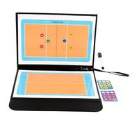 Mikikit 1 Ensemble Tableau de Match de Volleyball Tableau de Formation Réutilisable pour Analyse des Sports Équipement Entraînement Durable et Portable pour Compétitions