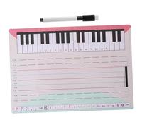 Mikikit 1 ensemble Tableau de Musique Effaçable Pratique de pour Enseignement Musical et Pratique à Cartes de Portée Réutilisables pour Élèves et Professeurs