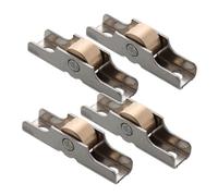 Mikikit 1 Jeu De Poulies De Porte-Fenêtre Et De Porte-Fenêtre Rouleaux De Porte-Moustiquaire Coulissante Rouleaux De Porte-Moustiquaire De Remplacement pour Porte De Garage en Acier