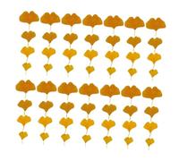 Mikikit 1 Jeu Ginkgo Artificielles Décoration Automnale pour Maison Et Événements Ornements Verts Réalistes pour Mariages Et Photographies 108 Pièces