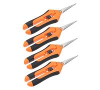 Mikikit 1 Jeu Lot De Sécateurs De Jardinage Acier Inoxydable Cisailles Multifonctions Antidérapantes Pour Fleurs Branches Et Vergers Design Économique Effort 4 Pièces