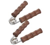 Mikikit 1 Paire D'entraîneurs en Bois Robuste pour Dispositif de Préhension des Doigts, Extenseur Multifonctionnel de Force et Récupération, pour Bodybuilders Couleur Aléatoire