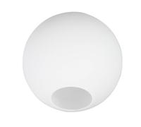 Mikikit 1 Pc Abat-jour Boule Givré Globe Verre Remplacement Couvercle D'abat-jour En Verre Globe Verre Pour Lustre Trango Protecteur D'ampoule Décor Rétro Un Verre Acrylique Blanche