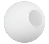 Mikikit 1 Pc Abat-jour Boule Givré Globe Verre Remplacement Couvercle D'abat-jour En Verre Globe Verre Pour Lustre Trango Protecteur D'ampoule Décor Rétro Un Verre Acrylique Blanche