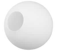 Mikikit 1 Pc Abat-jour Boule Givré Remplacements D'abat-jour En Verre Globe De Verre Blanc Remplacement Lampadaire Doré Pendentif Abat- Jour Décor Rétro Mat Blanche Protecteur Un Verre