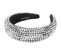 Mikikit 1 pièce Bandeau Baroque Large à Accessoire de Mariage Élégant pour Mariées Fêtes