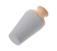Mikikit 1 pièce Bouchon à Vin et Silicone Bouchon de Scellage Poussière pour Bouteilles de Vin Gris Convient Aux Diamètres de Goulot pour et Occasions Spéciales