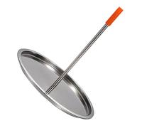 Mikikit 1 pièce Support de Rôtisserie Acier Inoxydable pour Barbecue Rack à Poulet Multifonctionnel avec Plat et Capuchon de Couleur Aléatoire Compact et Facile à Couleur Aléatoire