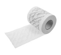 Mikikit 1 rouleau Papier Toilette Musical Notes Papier Hygiénique Créatif pour Salle de Bain Imprimé Notes de Musique pour Décoration et Usage