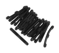 Mikikit 10 paires Protège Branches Silicone Antidérapants pour Lunettes Coussinets Oreille Confortables pour Sport et Usage