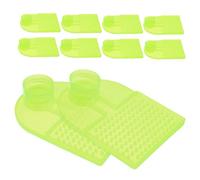 Mikikit 10 Pièces Abreuvoir pour Les Abeilles mangeoire à Insectes en Plastique mangeoires Rapides pour Abeilles Fournitures d'abeilles mangeoire à Cadre pour Ruche Light Green
