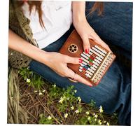 Mikikit 10 pièces Autocollants Notes Musique Kalimba Piano Pouce Stickers Échelle Doux Apprentissage Facile pour Débutants Sans Résidu et Pratique