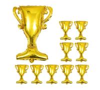 Mikikit 10 Pièces Ballon Trophée en Aluminium Or 20 Pouces, Décoration Pratique et Polyvalente pour Fête de Remise de Diplômes et Événements Sportifs