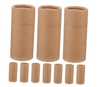 Mikikit 10 Pièces Boîtes à Huiles Essentielles Carton Emballage Vide Papier Kraft Tubes Cylindriques Pour Activités Manuelles