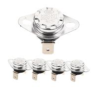 Mikikit 10 Pièces De Commande Normalement Fermé De Température Des Appareils Interrupteurs De Température Pts17s Métal 10a Fusible Alliage