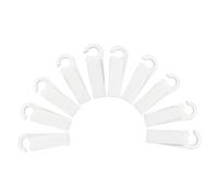 Mikikit 10 pièces Door Stoppers TPR Anti-Collision Door Wedges for Home Office Bathroom Non-Slip Floor Protection and Noise Reduction