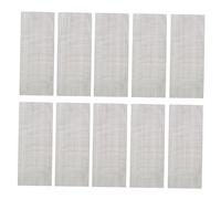 Mikikit 10 pièces Filet Maille Acier Inoxydable pour Plantes Aquatiques Tapis Vivant pour Aquarium Fixation Mousse et Herbe Aquatique Résistant Corrosion