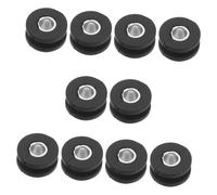 Mikikit 10 pièces Kit de Boulons de Carénage Caoutchouc pour avec Rondelles Accessoires de Remplacement Durables et Antidérapants pour Carénages de