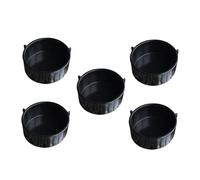 Mikikit 10 pièces Lot de Bols Alimentation et Abreuvoirs Ronds pour Reptiles Petits Plastique Facile à Nettoyer Adapté Tortues Lézards Serpents et Araignées Accessoires Couleur Aléatoire