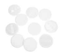 Mikikit 10 pièces Lot de Houppettes Coton pour Poudre Visage et Corps Applicateurs Compacts de Maquillage Doux et Naturels Outils Beauté Polyvalents pour Fond de Teint