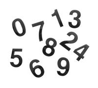 Mikikit 10 Pièces Numéros De Maison Numéros Stickers Numéros De Porte Numéros D'adresse De La Maison Flottant Numéro De Plaque Moderne Numéro De Maison Résine Bureau Ménage Numéro De Porte