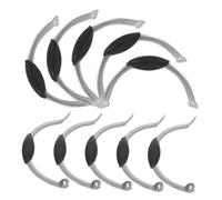Mikikit 10 Pièces Poignées de Casseroles Acier Inoxydable Résistantes Chaleur Poignées Latérales Plates Universelles pour Wok Cuit Vapeur et Casseroles Remplacement Facile sans Outils pour