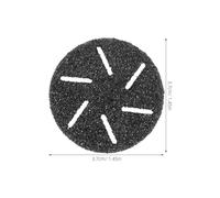 Mikikit 10 pièces Têtes de Rechange pour Râpe Électrique Accessoires Pédicure pour Soins des Outils de Remplacement pour Rapeuse Élimination Callosités et Peau Morte