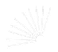 Mikikit 10 pièces Tubes de Lumière Transparent LED pour Décoration Extérieure de Pluie de Plastique Durable et Étanche Φmm