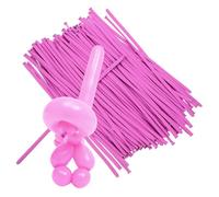 Mikikit 100 pièces Ballons Latex Torsadés DIY Longs pour Décoration Festive Bouquet Créatif Fête Anniversaire et Célébrations Pack Généreux