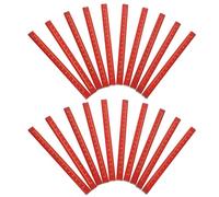 Mikikit 100 Pièces Crayons de Menuisier Octogonaux à Mine Noire Ovale avec Échelle Graduée Crayons Marqueurs Antidérapants pour Menuiserie Bâtiment et Projets de Construction