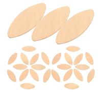 Mikikit 100 Pièces Lamelles d'Assemblage en Hêtre pour Menuiserie Biscuits de Menuisier Résistants Connecteurs pour Meubles en Bois Usage Polyvalent pour Atelier et Bricolage